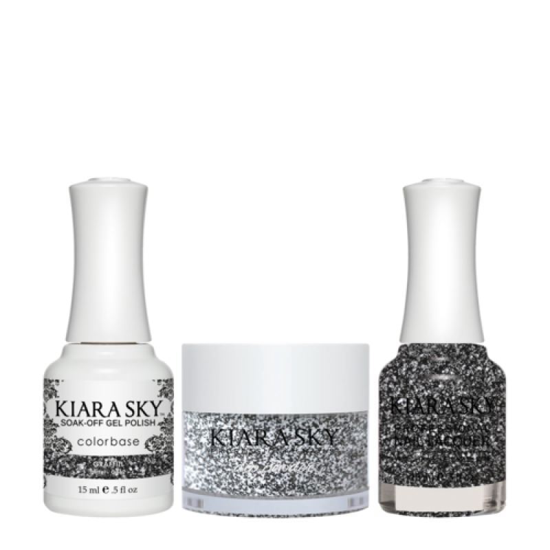 KIARA SKY 3in1 (Dipping Powder + Gel Polish + Nail Lacquer) - DGL 462, Graffiti